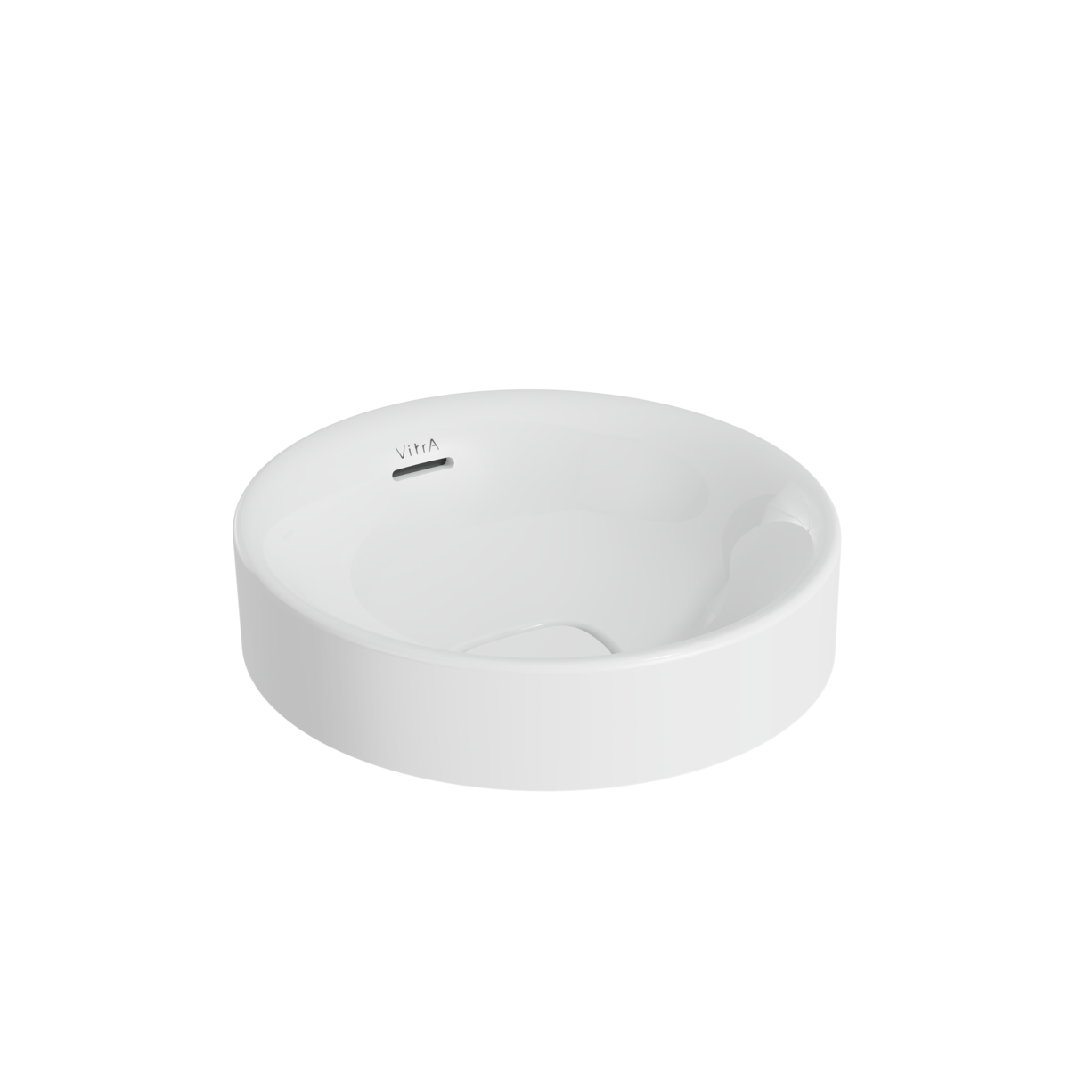 Изображение товара Раковина Vitra Metropole 7532B003-0673, 40 см, накладная, с донным клапаном, цвет белый
