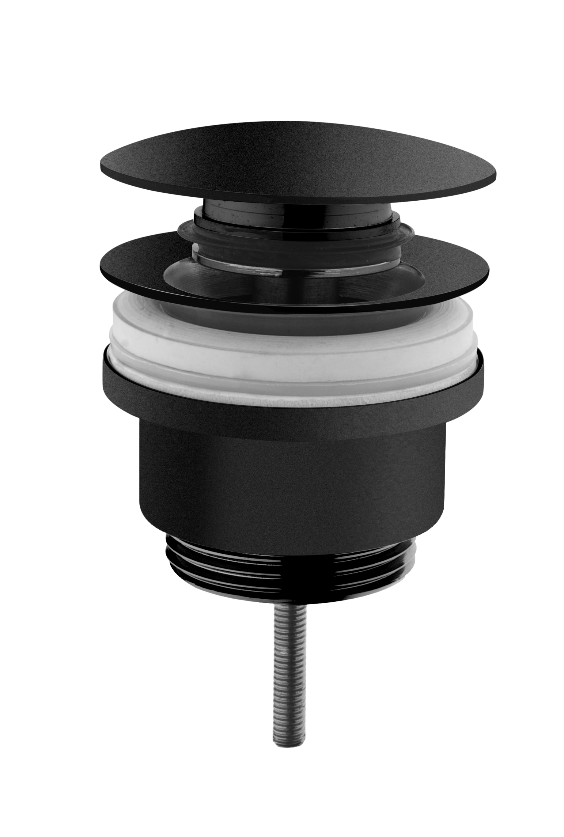Изображение товара Донный клапан VitrA Syphon с автоматическим переливом  черный матовый
