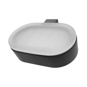 Изображение товара Altasan Мыльница Лотос LT30ЧМ настенная черный матовый