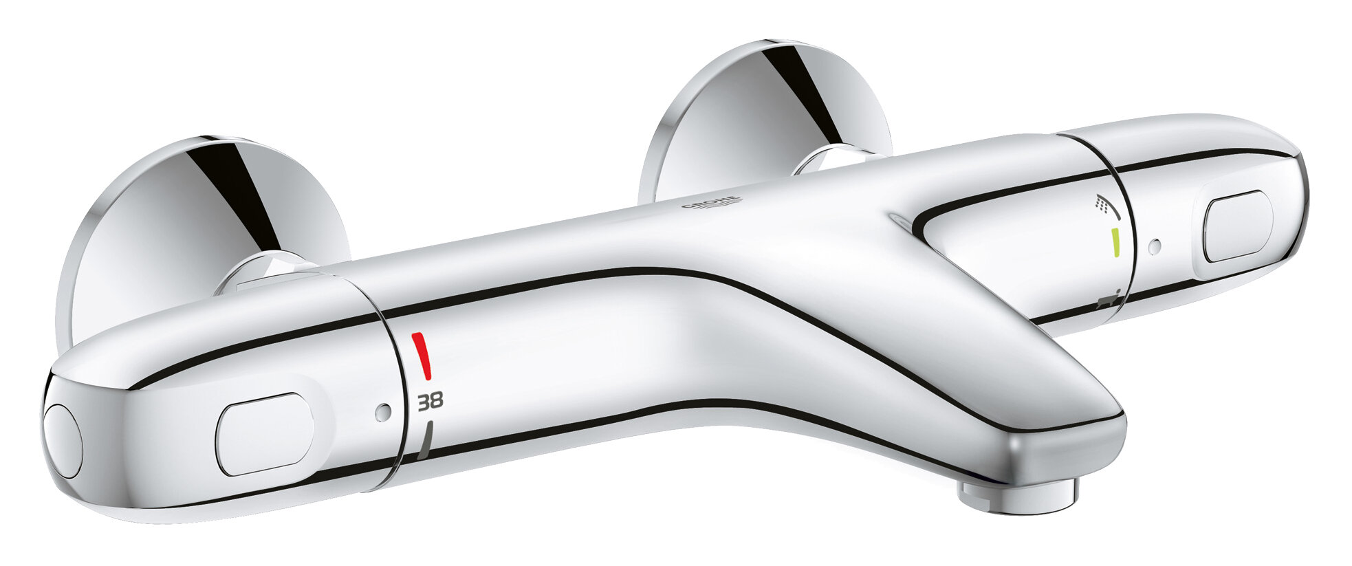 Изображение товара Термостат для ванны и душа Grohe Grohtherm 1000 New с безопасной системой Изображение товара Термостат для ванны и душа Grohe Grohtherm 1000 New с безопасной системой