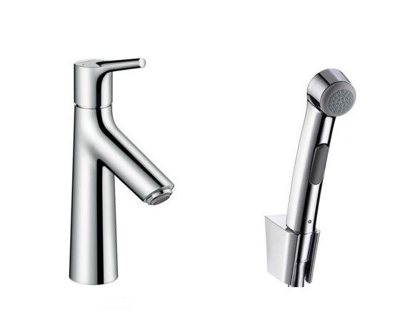 Изображение товара Смеситель для раковины Hansgrohe Talis S с гигиеническим душем, хром, Германия