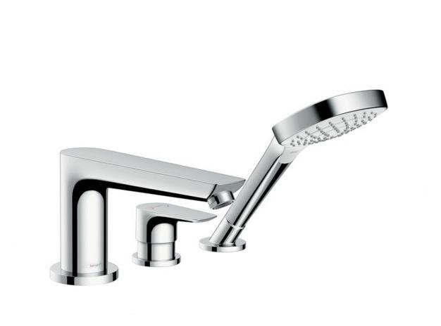 Изображение товара Смеситель для ванны и душа Hansgrohe Talis E, 71731000, монтаж на борт ванны, на 3 отверстия, хром Изображение товара Смеситель для ванны и душа Hansgrohe Talis E, 71731000, монтаж на борт ванны, на 3 отверстия, хром