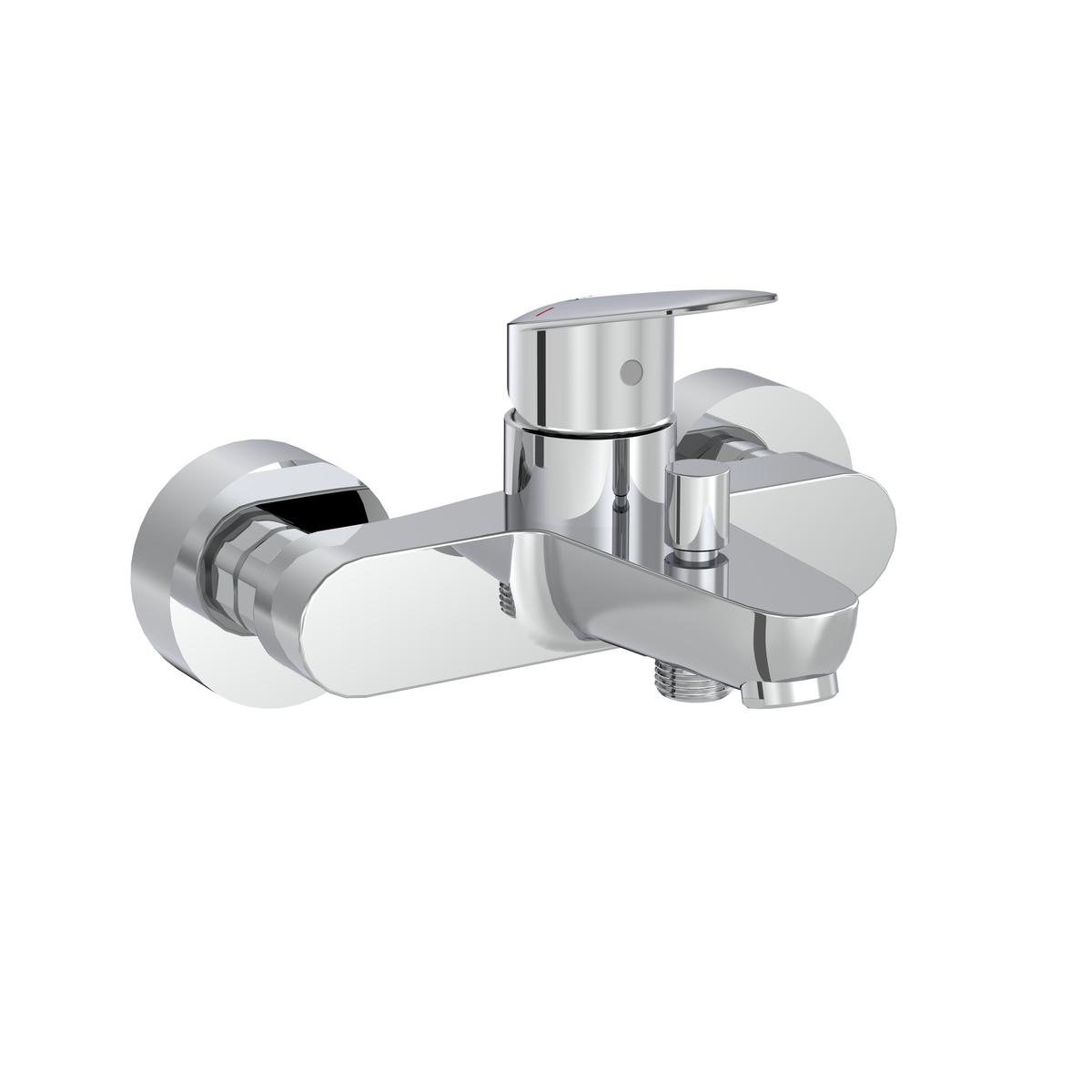Изображение товара Смеситель Vitra Flow Round A43057EXP для ванны и душа, цвет хром