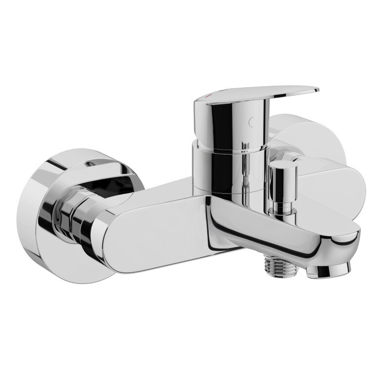Изображение товара Смеситель Vitra Flow Round A43057EXP для ванны и душа, цвет хром