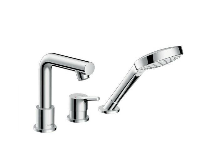 Изображение товара Смеситель для ванны и душа Hansgrohe Talis S, 72417000, монтаж на борт ванны, на 3 отверстия, хром
