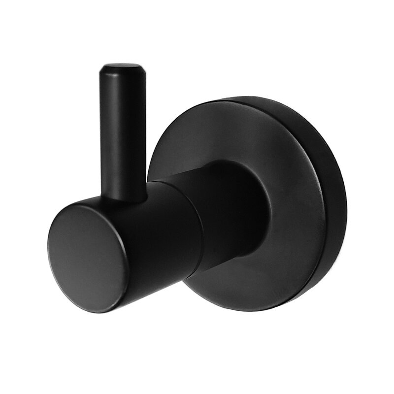 Изображение товара Крючок Altasan Камила КМ10ЧМ черный матовый настенный легкий и прочный