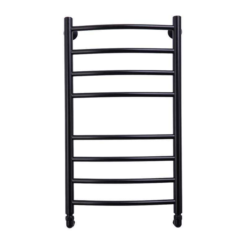 Изображение товара Полотенцесушитель водяной Comfysan Noumi W-8 80/40, 013806, ширина 40 см, высота 80 см, универсальное подключение, черный матовый