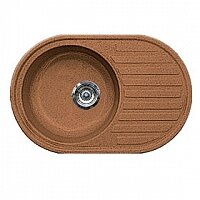 Изображение товара Мойка кухонная Lemark LM-18L-307 из искусственного камня - терракот Изображение товара Мойка кухонная Lemark LM-18L-307 из искусственного камня - терракот