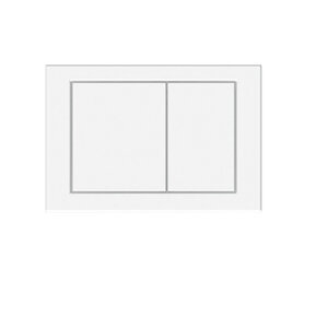 Изображение товара Клавиша смыва Elsen E05, механическая, прямоугольная, белая, Польша