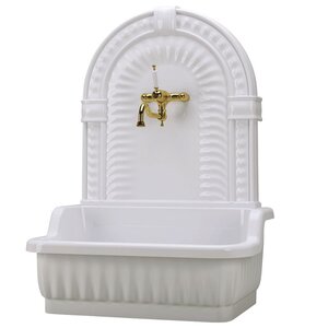 Изображение товара Раковина Migliore Olivia ML.OLV-45.100.BI напольная с 2 отверстиями под смеситель белая