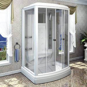 Изображение товара Душевая кабина Радомир Диана-3 140 х 108 см с гидромассажем и паром