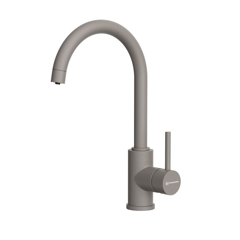 Изображение товара Смеситель Omoikiri Shinagawa 2 Plus-GR 4994406 для кухонной мойки, с подключением к фильтру, leningrad grey