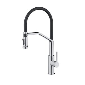 Изображение товара Смеситель Omoikiri Makkari 2 Plus-SB 4994493 для кухонной мойки, с подключением к фильтру, цвет хром/черный