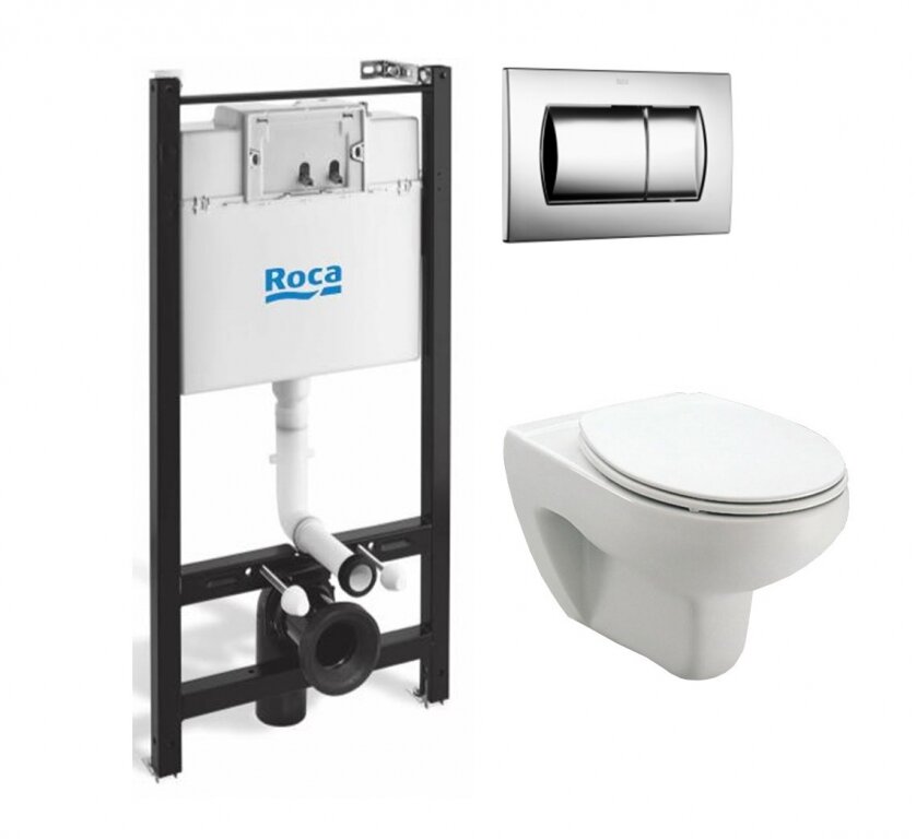 Изображение товара Инсталляция Roca Mateo 893100010 с унитазом, комплект (7.8931.0.001.0) Изображение товара Инсталляция Roca Mateo 893100010 с унитазом, комплект (7.8931.0.001.0)