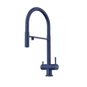 Изображение товара Смеситель для кухонной мойки Omoikiri Kanto 4994427 PVD-IB, с подключением к фильтру, цвет indigo blue матовый