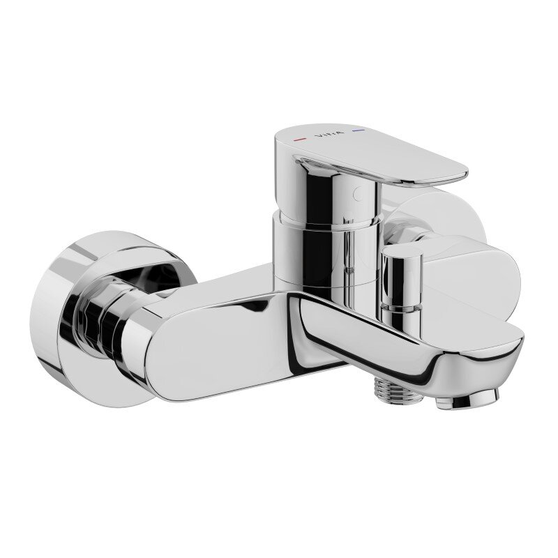 Изображение товара Смеситель Vitra Flow Soft A42946EXP для ванны и душа хром