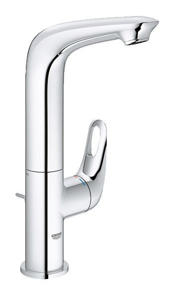 Изображение товара Смеситель для раковины Grohe Eurostyle, 23569003, с донным клапаном, хром Изображение товара Смеситель для раковины Grohe Eurostyle, 23569003, с донным клапаном, хром