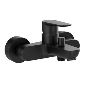 Изображение товара Смеситель Vitra Flow Soft A4294636EXP, для ванны и душа, цвет черный матовый