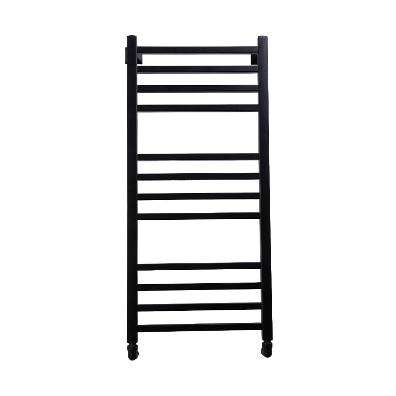 Изображение товара Полотенцесушитель водяной Comfysan Pioli-K W-10 100/40, 014407, ширина 40 см, высота 100 см, универсальное подключение, черный матовый