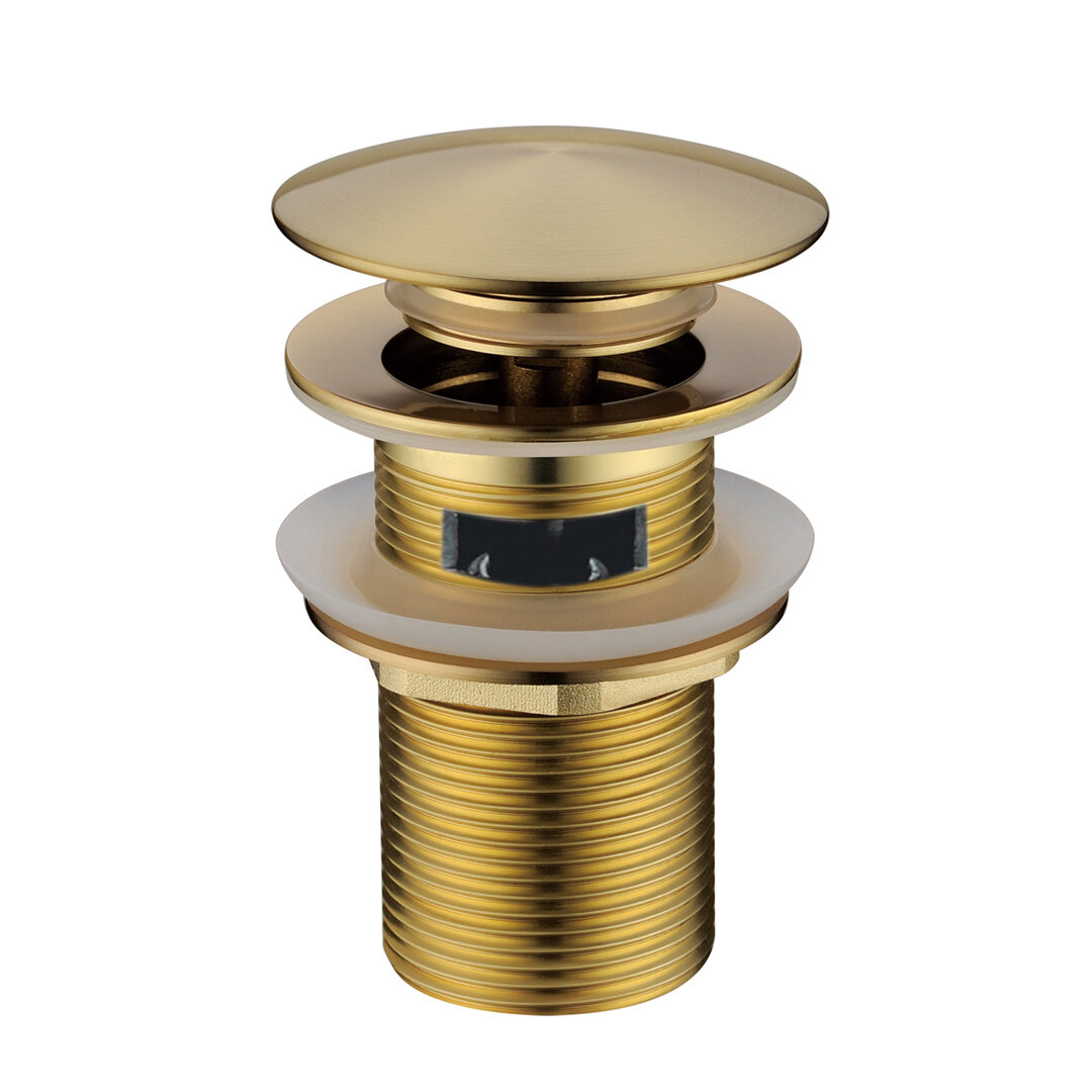 Изображение товара Донный клапан Boheme Mat Gold 612/2-MG с переливом Изображение товара Донный клапан Boheme Mat Gold 612/2-MG с переливом