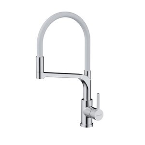 Изображение товара Смеситель Omoikiri Sinto 2 Plus BN-WH 4994468 для кухонной мойки, с подключением к фильтру, цвет нержавеющая сталь