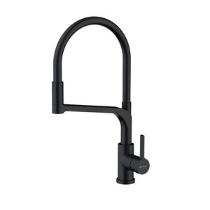 Изображение товара Современный кухонный смеситель Omoikiri Sinto 2 Plus GB-BL с подключением фильтра