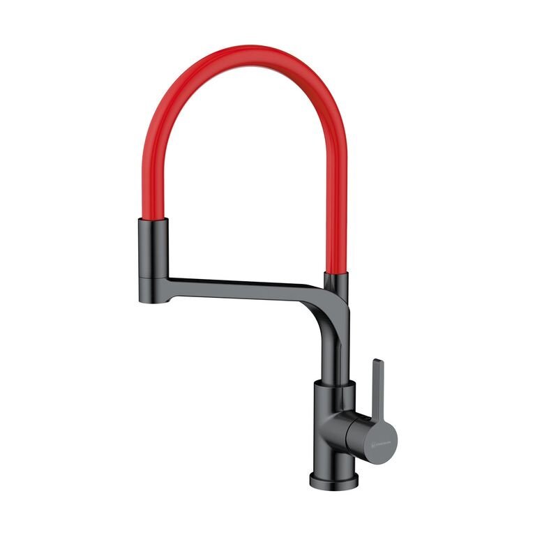 Изображение товара Смеситель Omoikiri Sinto 2 Plus GM-R 4994467 для кухонной мойки, с подключением к фильтру, воронёная сталь, gunmetal