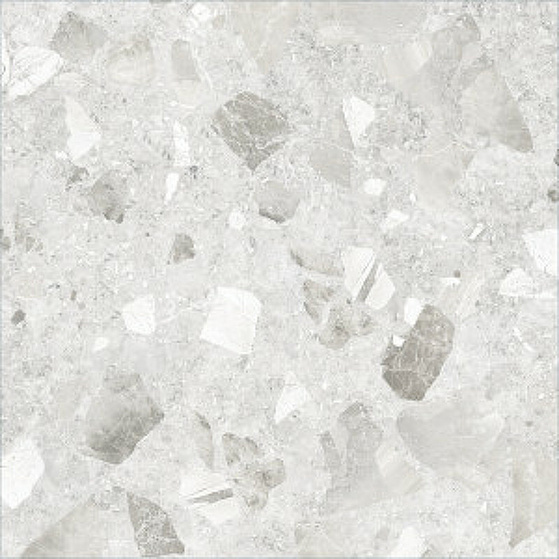 Изображение товара Керамогранит Alma Ceramica Steel rock 60x60 см светло-серый брутальный дизайн
