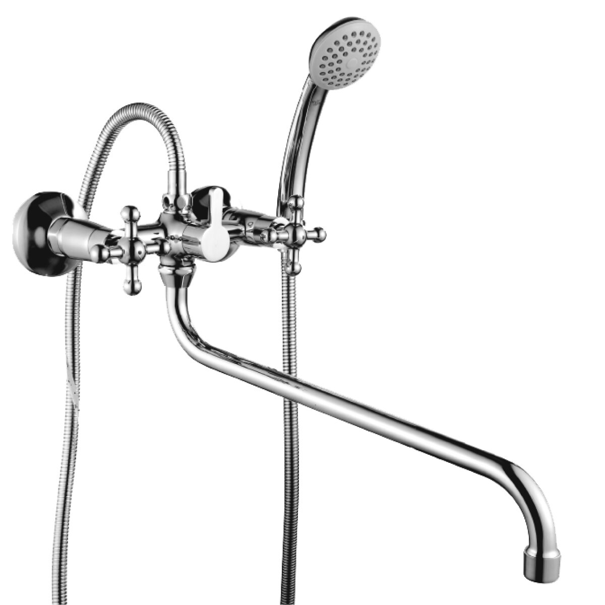 Изображение товара Смеситель Rossinka G02-84 универсальный санузел