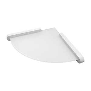 Изображение товара Полка Altasan Лотос ЛТ71БМ, угловая, стекло, цвет белый матовый