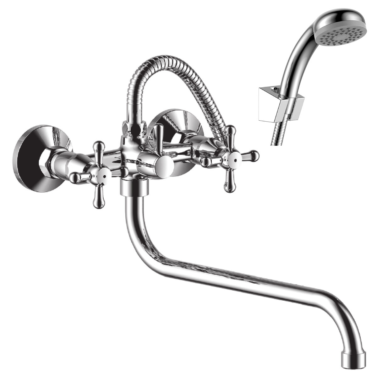 Изображение товара Смеситель Rossinka Y02-82 для ванны и душа