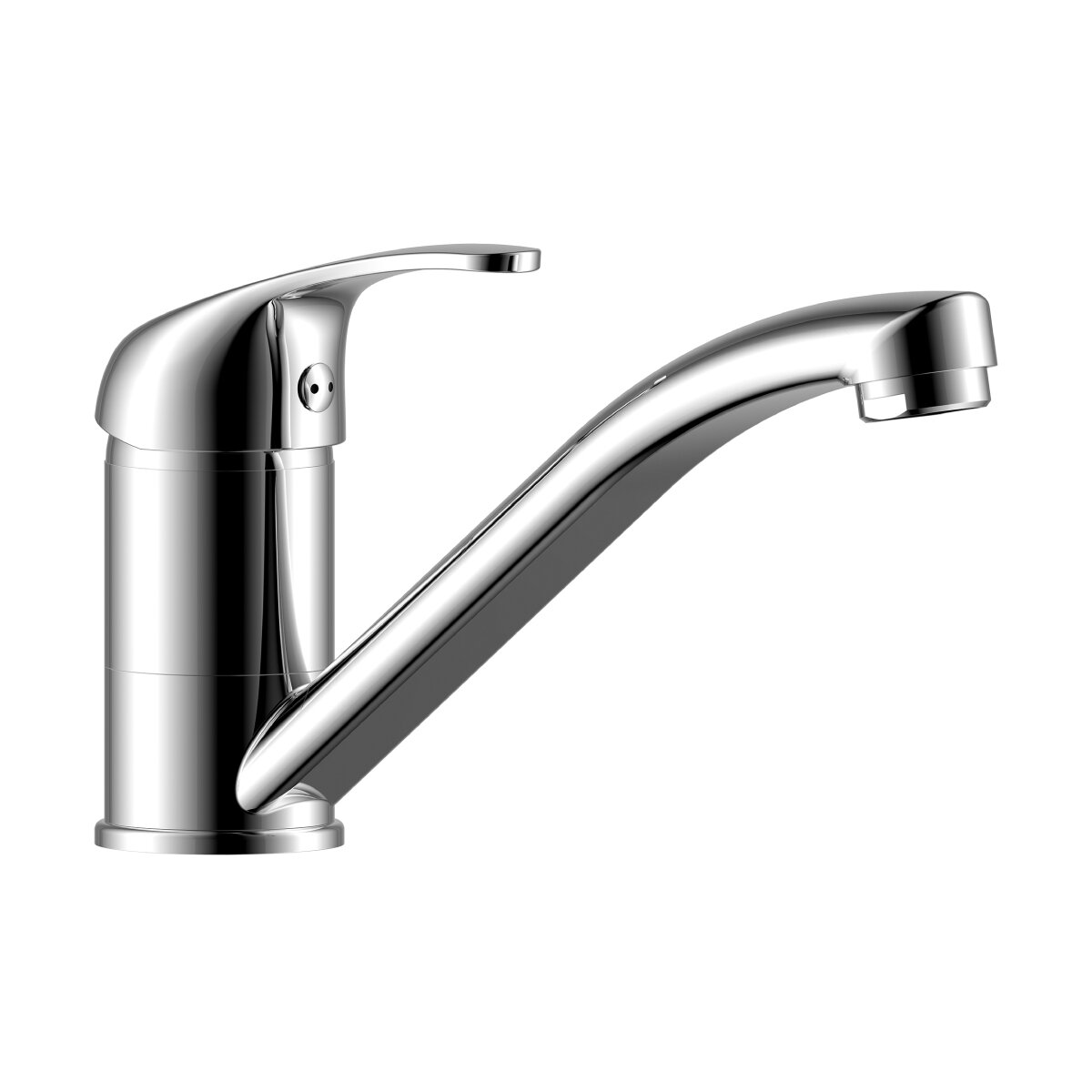 Изображение товара Современный хромированный смеситель для раковины Rossinka Y35-22 однорычажный