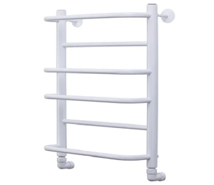 Изображение товара Полотенцесушитель водяной Comfysan Puro W-6 60/50, 012892, ширина 50 см, высота 60 см, универсальное подключение, белый матовый