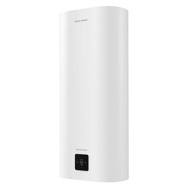 Изображение товара Водонагреватель накопительный Royal Thermo RWH 50 Aqua Inox Inverter НС-1606004, 50 л, 2 кВт, однофазный, реверсивный, встроенный Wi-FI, Сухой ТЭН, белый