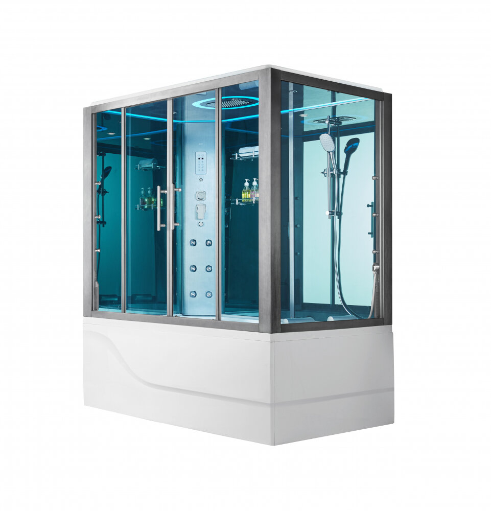 Изображение товара Душевой бокс SSWW BU616 170x120 см с паром гидромассажем и подсветкой