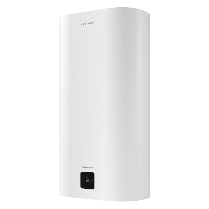 Изображение товара Водонагреватель накопительный Royal Thermo RWH 100 Aqua Inox Inverter НС-1606003, 100 л, 2 кВт, однофазный, реверсивный, встроенный Wi-FI, Сухой ТЭН, белый