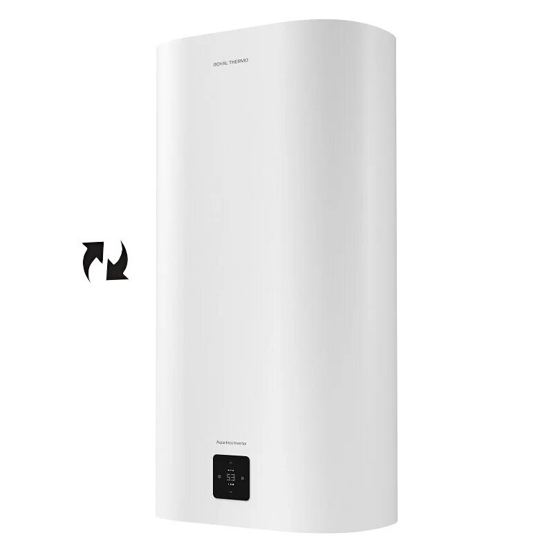 Изображение товара Водонагреватель накопительный Royal Thermo RWH 100 Aqua Inox Inverter НС-1606003, 100 л, 2 кВт, однофазный, реверсивный, встроенный Wi-FI, Сухой ТЭН, белый Изображение товара Водонагреватель накопительный Royal Thermo RWH 100 Aqua Inox Inverter НС-1606003, 100 л, 2 кВт, однофазный, реверсивный, встроенный Wi-FI, Сухой ТЭН, белый