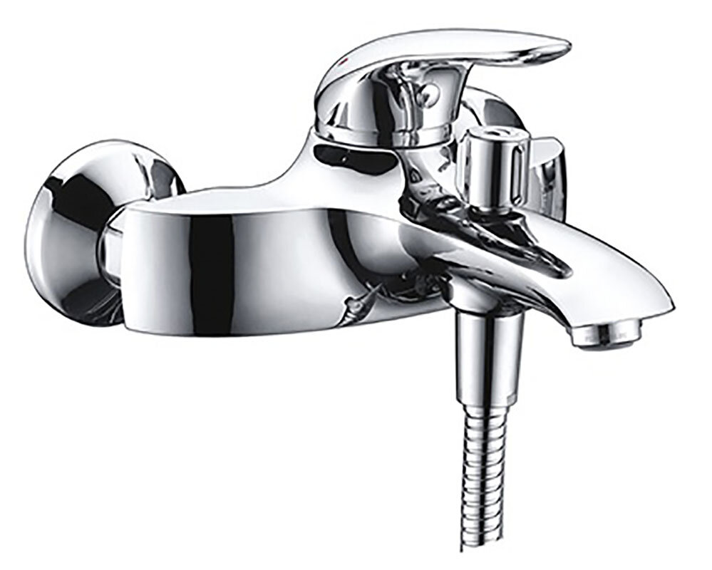 Изображение товара Современный смеситель WasserKRAFT Rossel 2801 для ванны и душа хром
