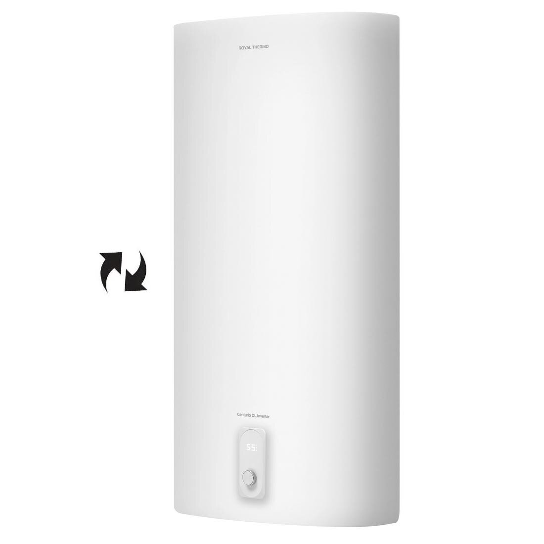 Изображение товара Водонагреватель накопительный Royal Thermo RWH 100 Centurio DL Inverter НС-1605937, 100 л, 2 кВт, однофазный, реверсивный, белый Изображение товара Водонагреватель накопительный Royal Thermo RWH 100 Centurio DL Inverter НС-1605937, 100 л, 2 кВт, однофазный, реверсивный, белый