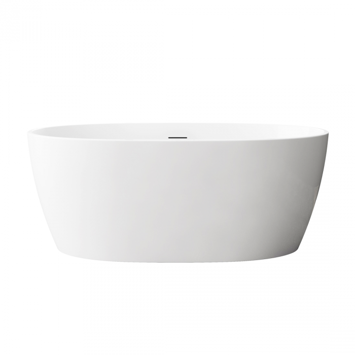 Изображение товара Ванна отдельностоящая акриловая Delice Rondo DLR440104W, 170 х 76 см, покрытие антигрязь, без ручек, белый матовый