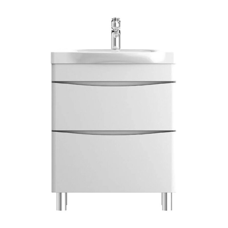 Изображение товара Тумба под раковину Am.Pm Like 65 см, напольная, белая, Германия