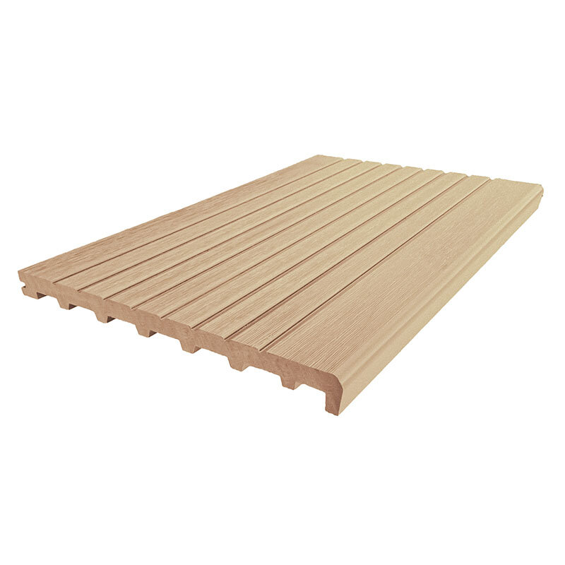 Изображение товара Ступень ДПК ДекМастер Elit 32х400 см слоновая кость для террасы и бассейна