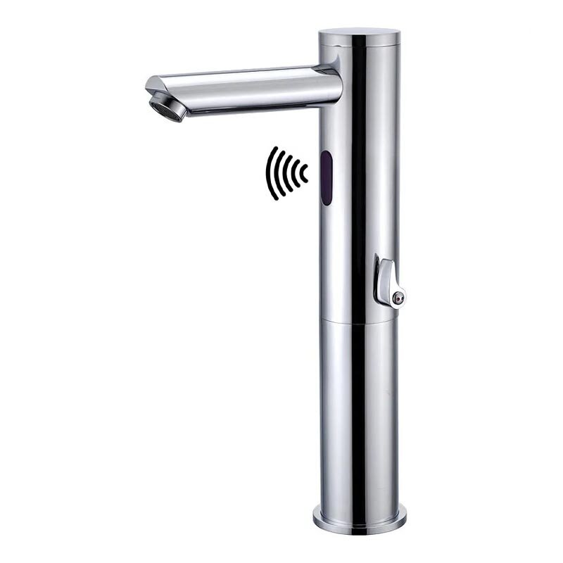 Изображение товара Электронный сенсорный смеситель beWash Photocell BWAM0BH808LR для раковины хром