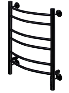 Изображение товара Электрический полотенцесушитель Comfysan Noumi EC-6 60/50 с черным матовым покрытием