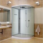 Душевая кабина Fiinn F510 L/R-MW 120 x 80 см передние стекла: матовые задние стекла: белые - фото 1