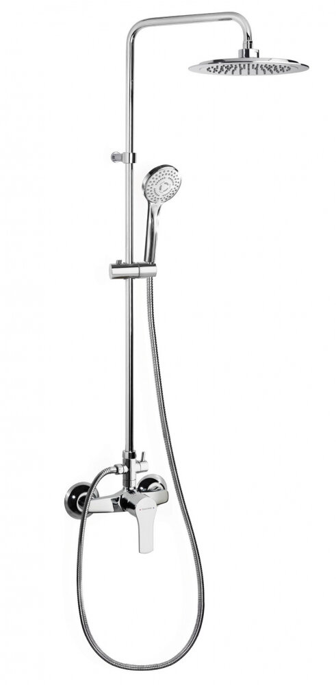 Изображение товара Душевая система Ramonsoler Titanium 1878RP240, без излива, с верхним душем, без регулировки высоты, хром