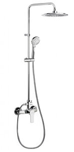 Изображение товара Душевая система Ramonsoler Titanium 1878RP240, без излива, с верхним душем, без регулировки высоты, хром