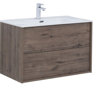 Изображение товара Тумба под раковину Aquanet Lino 80 см, 287543, цвет дуб веллингтон