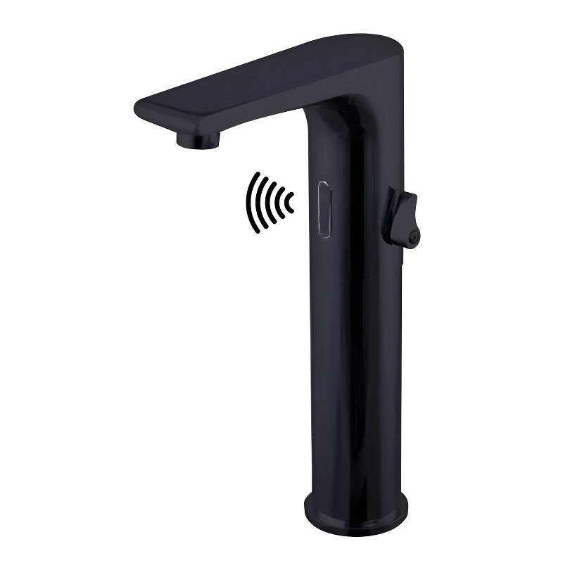 Изображение товара Электронный смеситель для раковины beWash Photocell BWAM1BH8038 черный матовый
