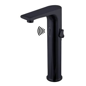 Изображение товара Электронный смеситель для раковины beWash Photocell BWAM1BH8038 черный матовый
